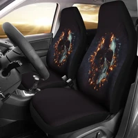 skull shine car seat covers pair 2 front car seat covers seat cover for car car seat protector car accessory