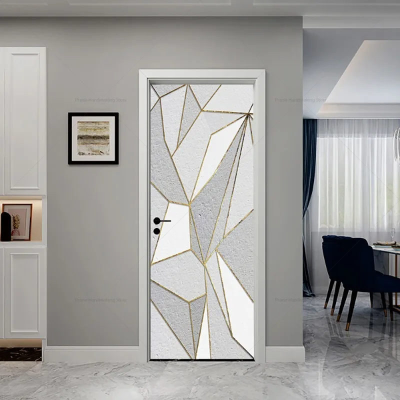 Настенная Наклейка с двойной дверью для гостиной прихожей