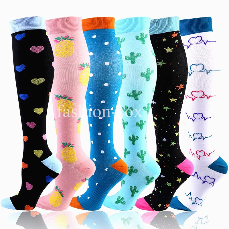 

New Compression Socks Medical Blood Circulation Socks Knee High 20-30mmhg Varicose Veins Nursing Pregnancy Edema Diabetes Socks