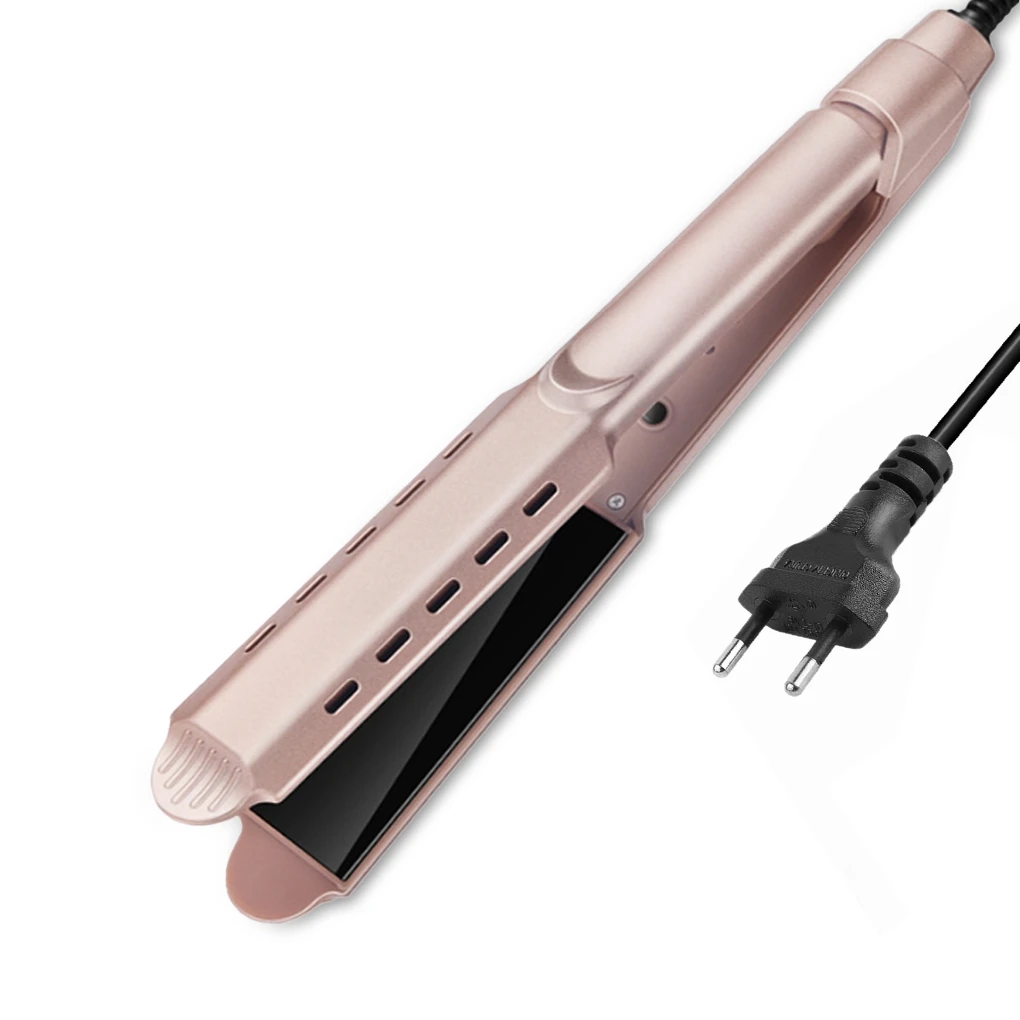 

Выпрямитель для волос с регулировкой температуры, керамический турмалиновый ионный утюжок для завивки волос, Плойка для влажных и сухих же...