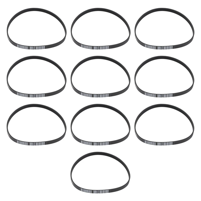 

10 Pack Washer Drive Belt Plastic W10006384 For Whirlpool Maytag Magic Chef Replaces 1871380 AH2579381 EA2579381 PS2579381