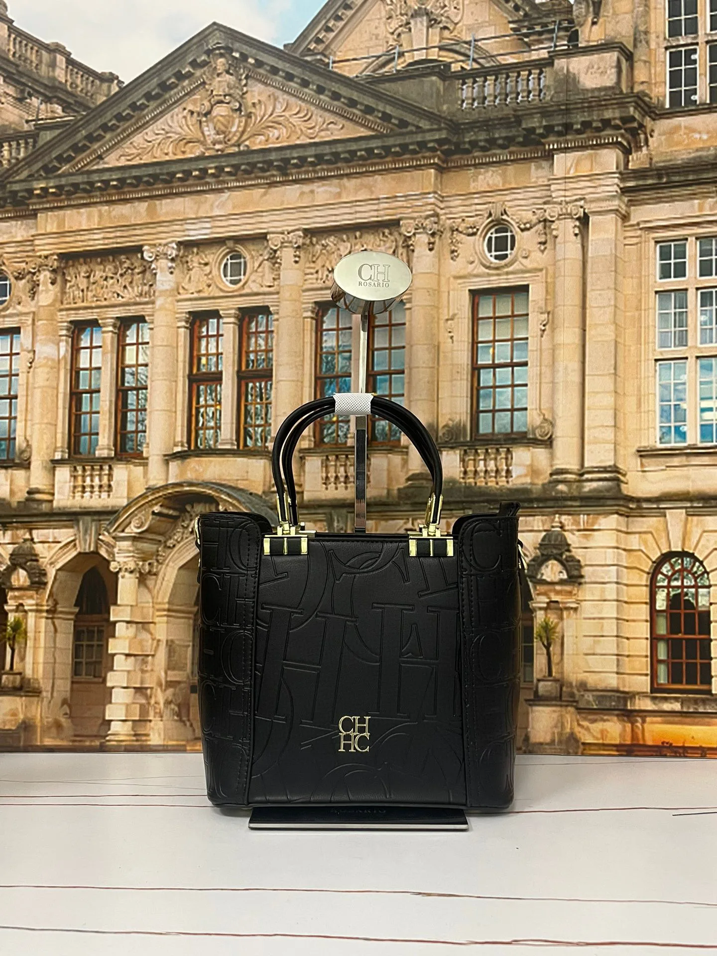 

CLIMI HARVILL CHHC 2023 Women's New Handbag Diagonal Single Shoulder Embossed Magnetic Zipper Opening Design High-end Luxury Bag