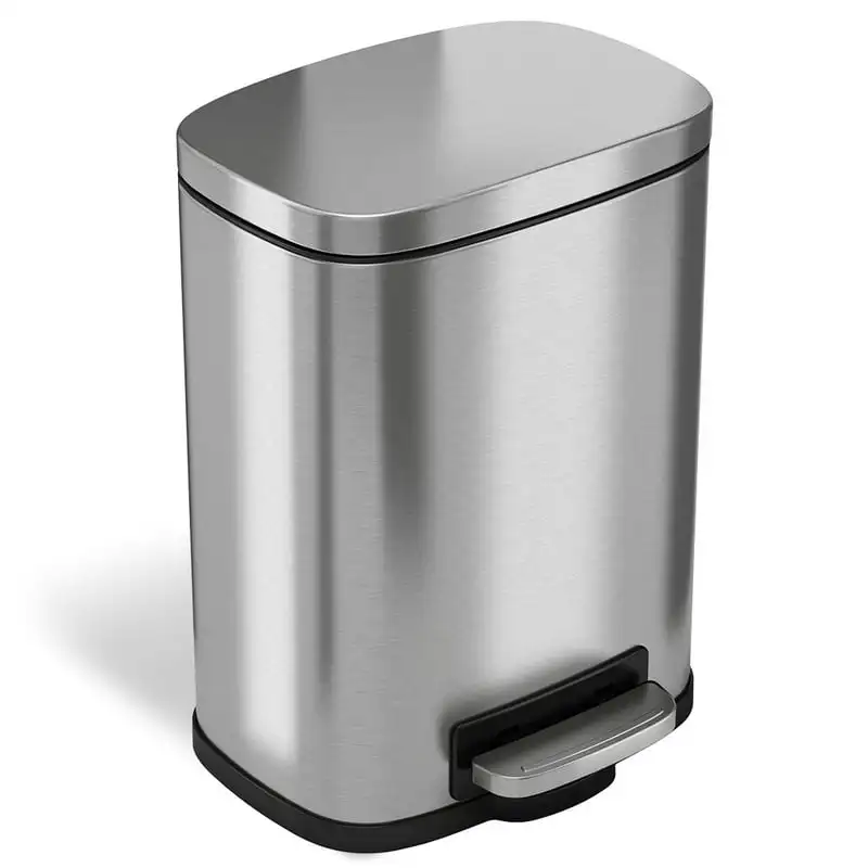 

Stainless Steel Step Trash Can, 1.32 Gallon, 5 Liter