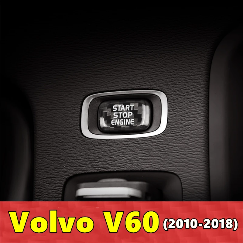 

Наклейка из углеродного волокна для кнопки запуска и остановки двигателя Volvo V60 2010 2011 2012 2013 2014 2016 2017 2018