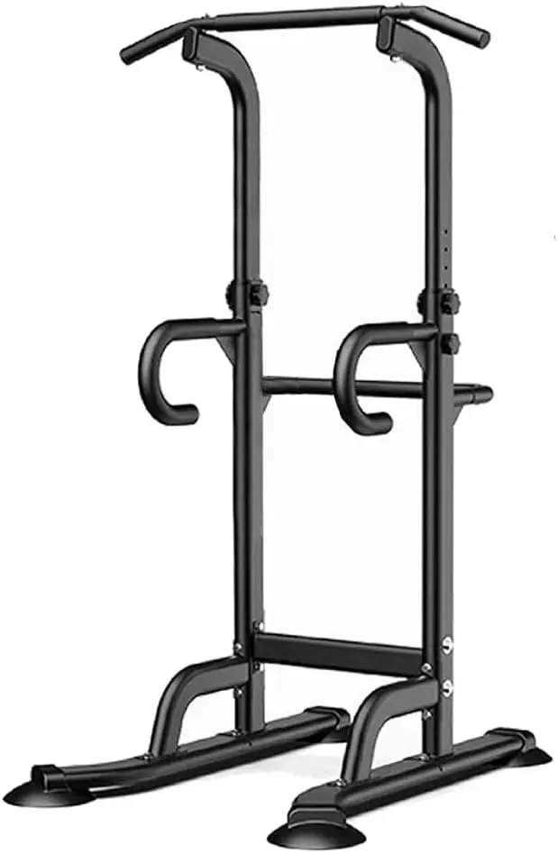

Exercise Equipment Dip Adjustable Pull Up Stand Dip Station for Home Gym Strength Training Workout
