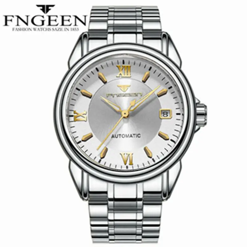 

Top Automatic Hollow Mechanical Watch Men's Waterproof Wristwatch Montre Homme Business Stainless Male Colck Relogio Masculino