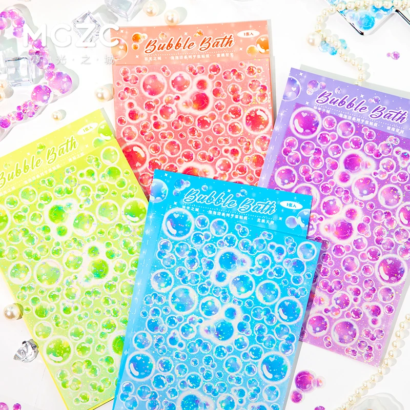 

18packs/LOT Bubble bath series cute lovely creative decoration DIY art paper stickers