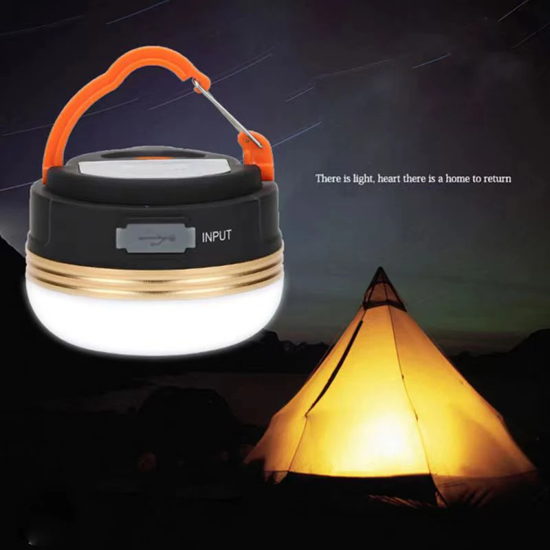 Outdoor Rechargeable LED Camping Strong Light with Magnet Portable Torch Tent Light Work Maintenance Lighting Horse Lamp