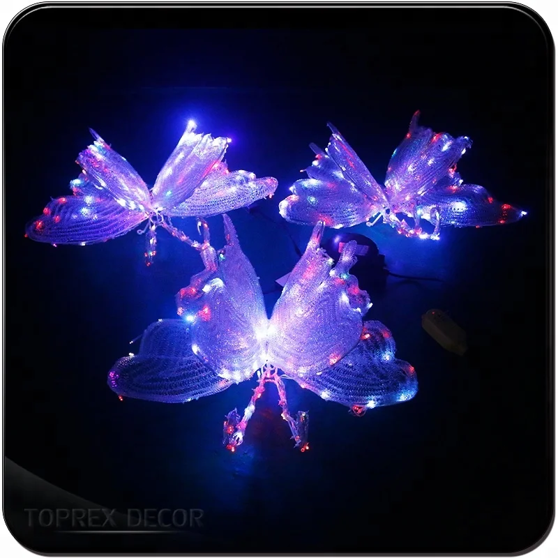 

Pretty light butterfly mall decorations