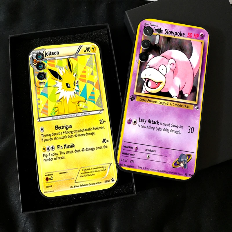 

Pokemon Cards Anime For Xiaomi Redmi Note 10 10S 10T 9 9S 9T 5G Phone Case For Redmi 10 9 9T 9A 9C Liquid Silicon