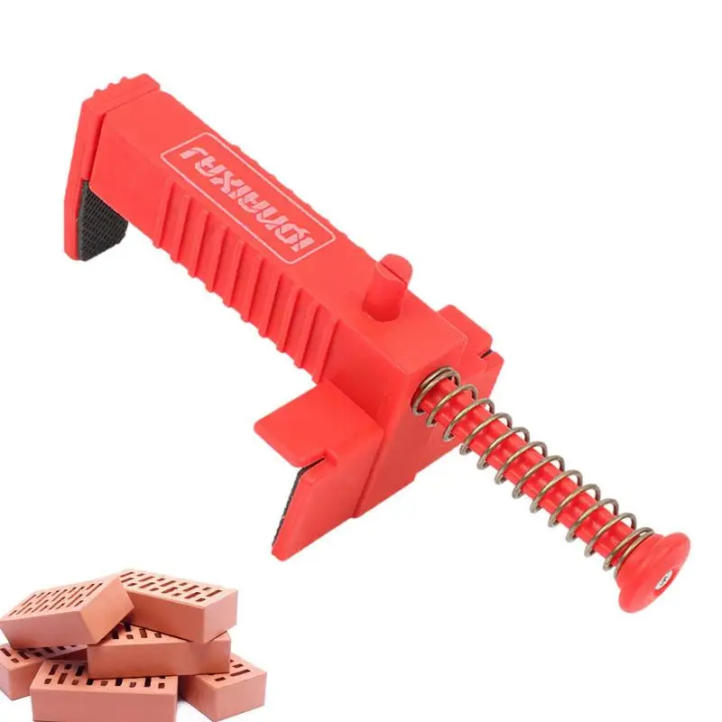 

Bricklaying Tool 2PCS Masonry Tools With Non-slip Net 8-10 Cm Clamps Runner Wire Brick Line Clips Wire Drawer Bricklaying Tool