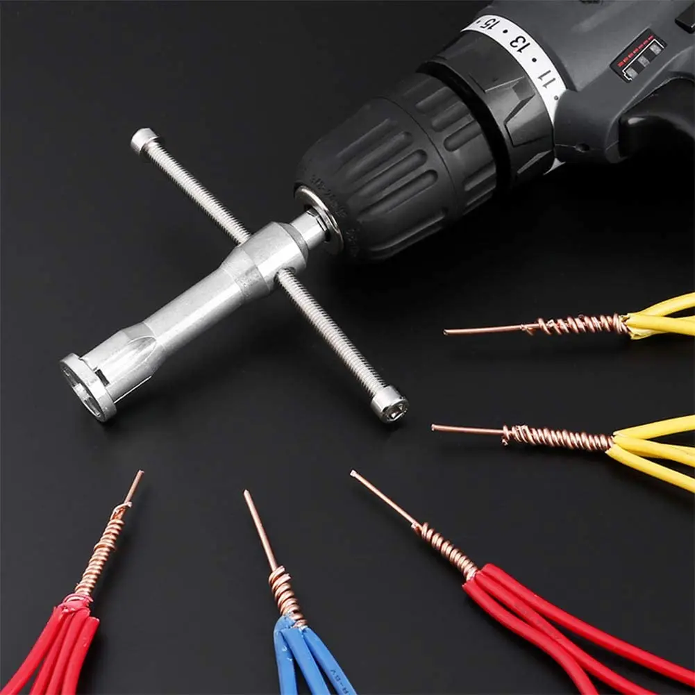 

Automatic Wire Stripper Twisted Wire Tool Cable Peeling Twisting Connector Electrician Stripping Artifact Connector Hand Tools