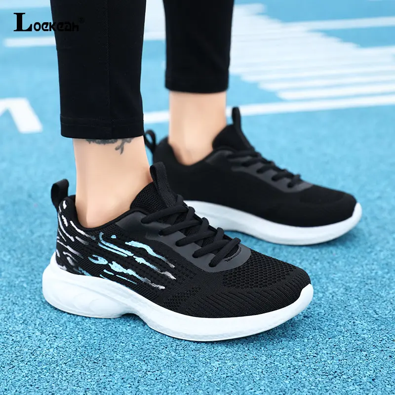 Female Fashion Lightweight Sneakers Casual Comfortable Walking Shoes Women Flats Breathable Mesh Summer Running Shoes