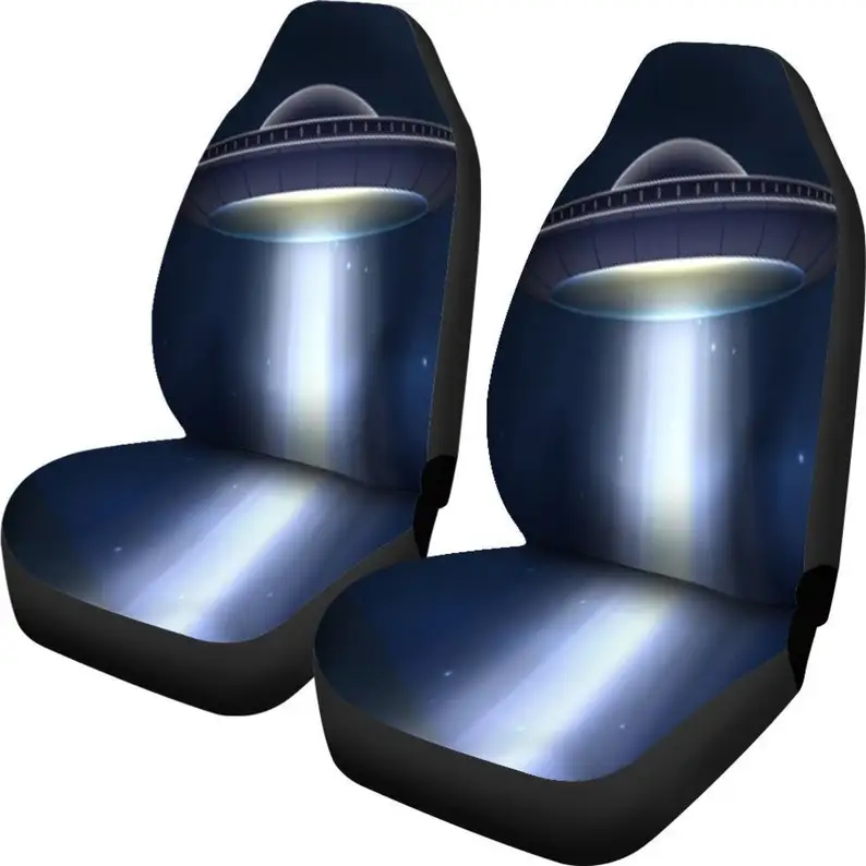 

UFO Car Seat Covers (Set Of 2) / 2 Front Car Seat Covers / Car Seat Covers / Spaceship Car Seat Protector / Spaceship Car Access