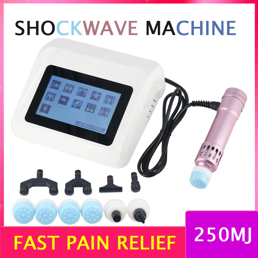 

Портативная машинка для ударно-волновой терапии с сенсорным экраном, 2 в 1, инструмент хиропрактика для лечения боли в теле