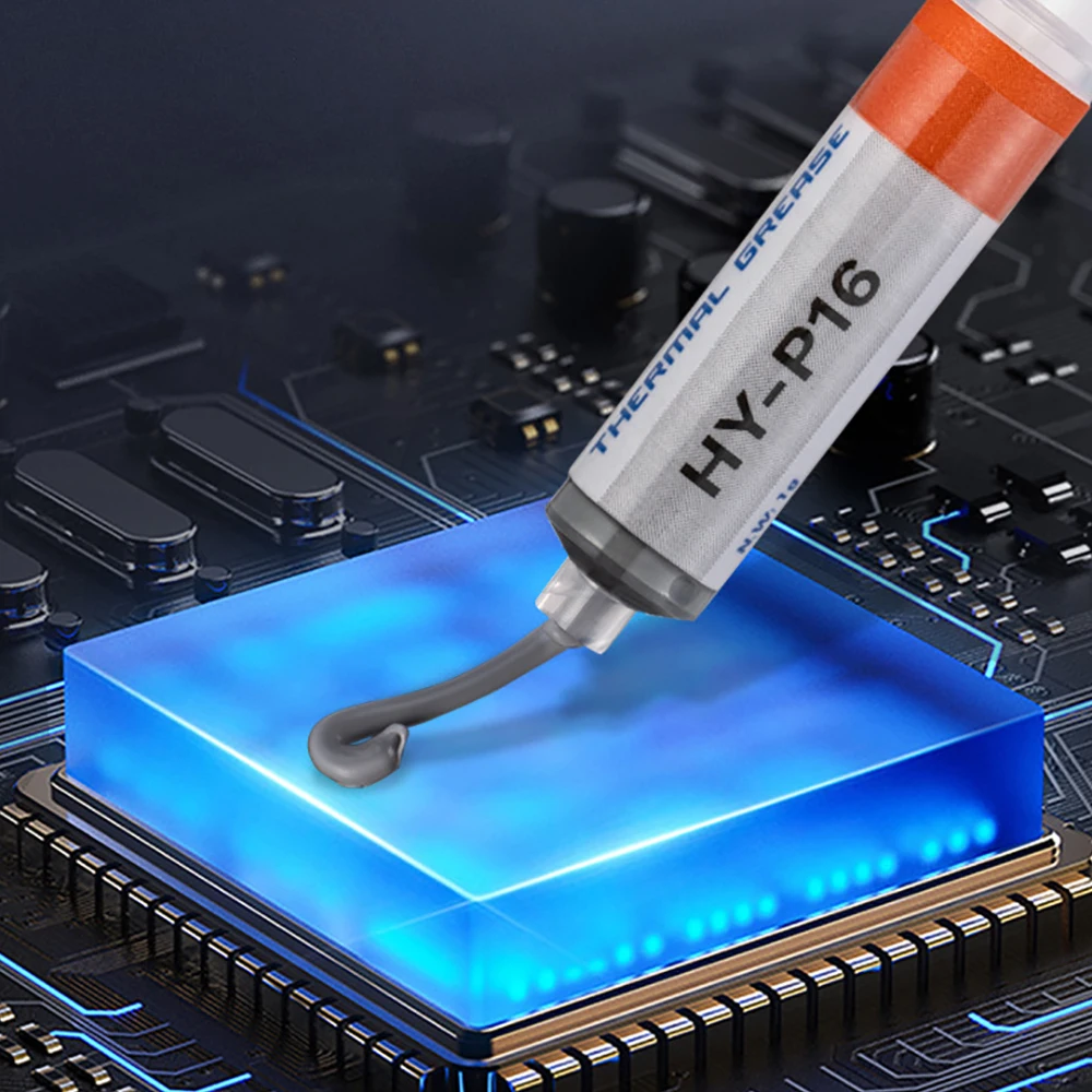 

Флюоресцентная термосмазка, Теплопроводящая силиконовая гелевая термосмазка для игровых консолей, ЦП, графических карт