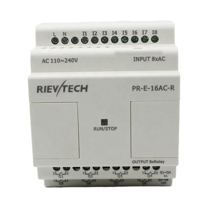 Программируемые логические системы PR-E-16AC-R на складе ПЛК RIEVTECH Учебный комплект plc
