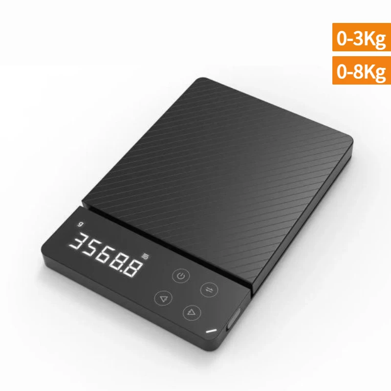 Бытовые цифровые электронные весы Xiaomi DUKA ATuMan ES1, 0-8 кг, многофункциональные электронные пищевые весы с HD-подсветкой для кухни