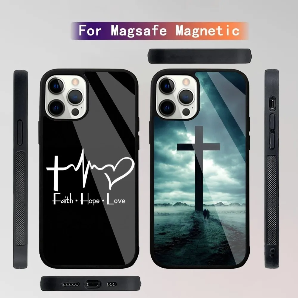 Христианский чехол для телефона Иисус Библейский стих iPhone 15 14 13 12 11 Plus Pro Max Mini Magsafe