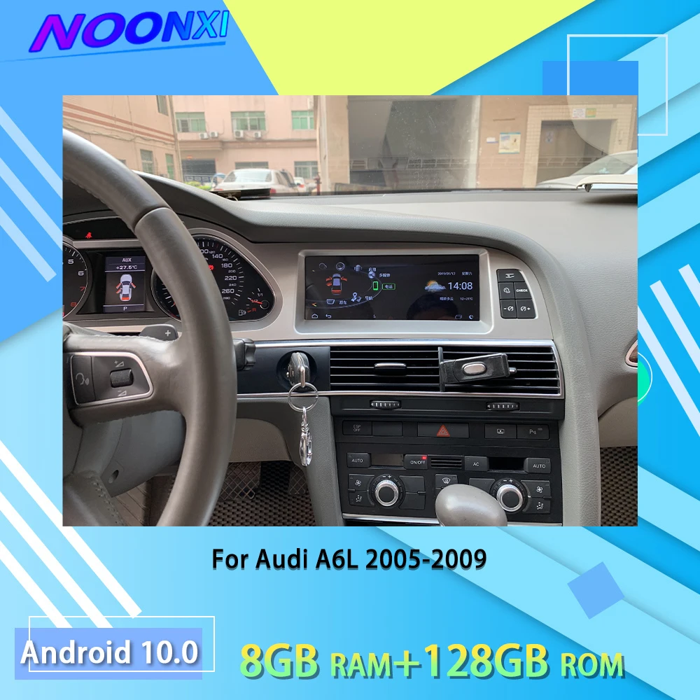 

For Audi A6L 2005 2006 2007 2009Car Radio With Screen Multimedia Automotive 2Din Stereos Bluetooth MP5 Video Players Vehicle GPS