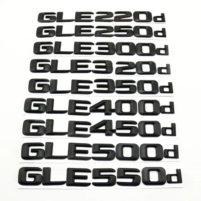 

For Mercedes Benz W166 W167 C292 GLE220d GLE250d GLE300d GLE320d GLE350d GLE400d GLE450d GLE500d GLE550d Emblem Trunk Stickers