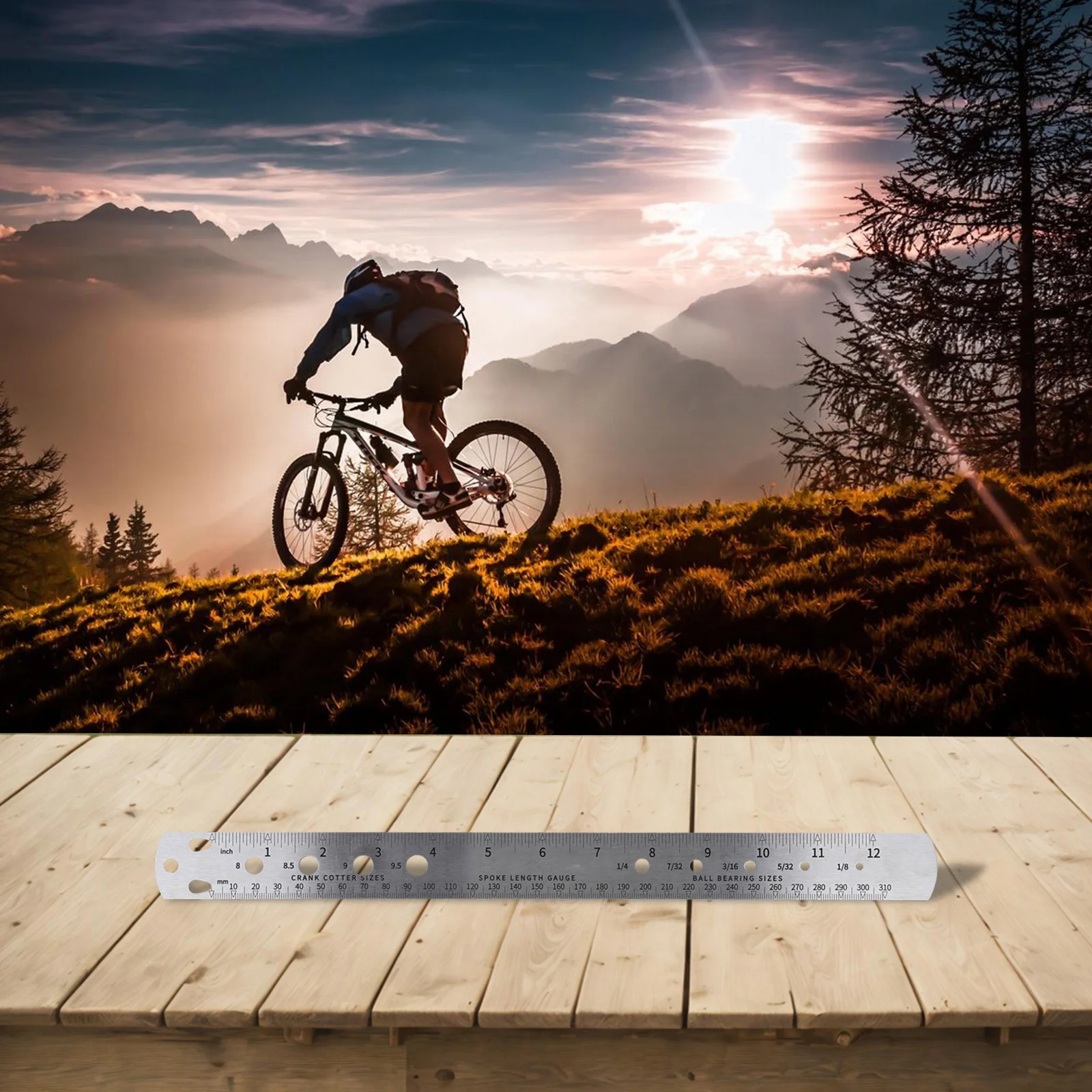 1 шт. измерительная лента для спиц линейка измерения велосипедных датчик длины