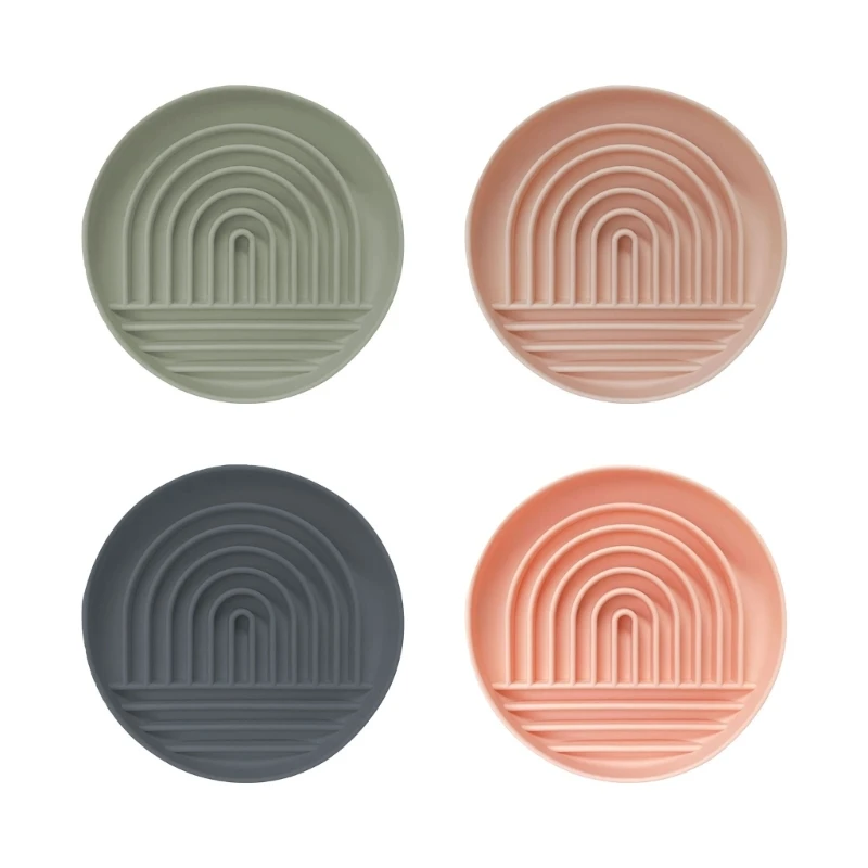 

Dog Feeder Cat Slow Eating Bowl Fun Shape Silcione Dish Preventing Choking