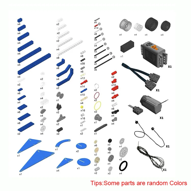 

9686 Technical Parts multi Technology MOC Parts Educational School Students Learning Building Blocks Power Function Set for Kids