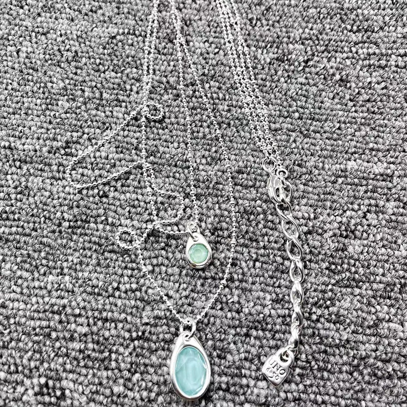 

2022U Node 50 New High quality Original Fashion Electroplated 925 Silver Beautiful Pendant Necklace Jewelry Gift