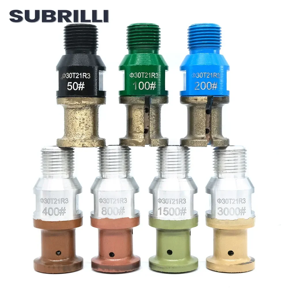 SUBRILLI T21 7 шт./компл. алмазный шлифовальный круг край профиля наконечник для