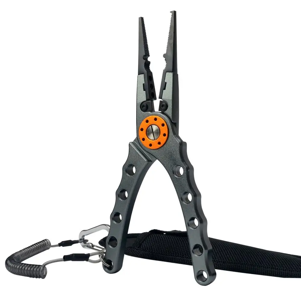 

Fishing Pliers Fishing Tools Line Cutter Multifunctional Knot Aluminum Alloy Scissors Hook Remover 150g 20CM Equipment