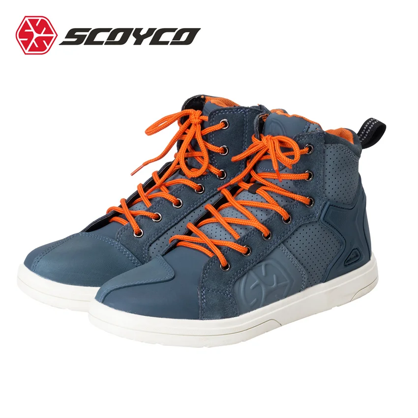 

SCOYCO MT040 Boots Motorcycle Bike Boot Urban Shoes Equipment Motocross Motorboats Touring Biker Men Botas Moto Protection