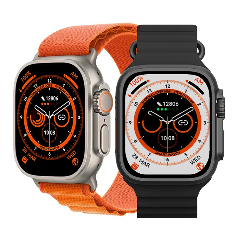 

New Smart Watch Men Ultra Series 8 Bluetooth Call NFC 2.08 Inch Smartwatch For Women 49mm Health Monitoring Fitness Bracelet