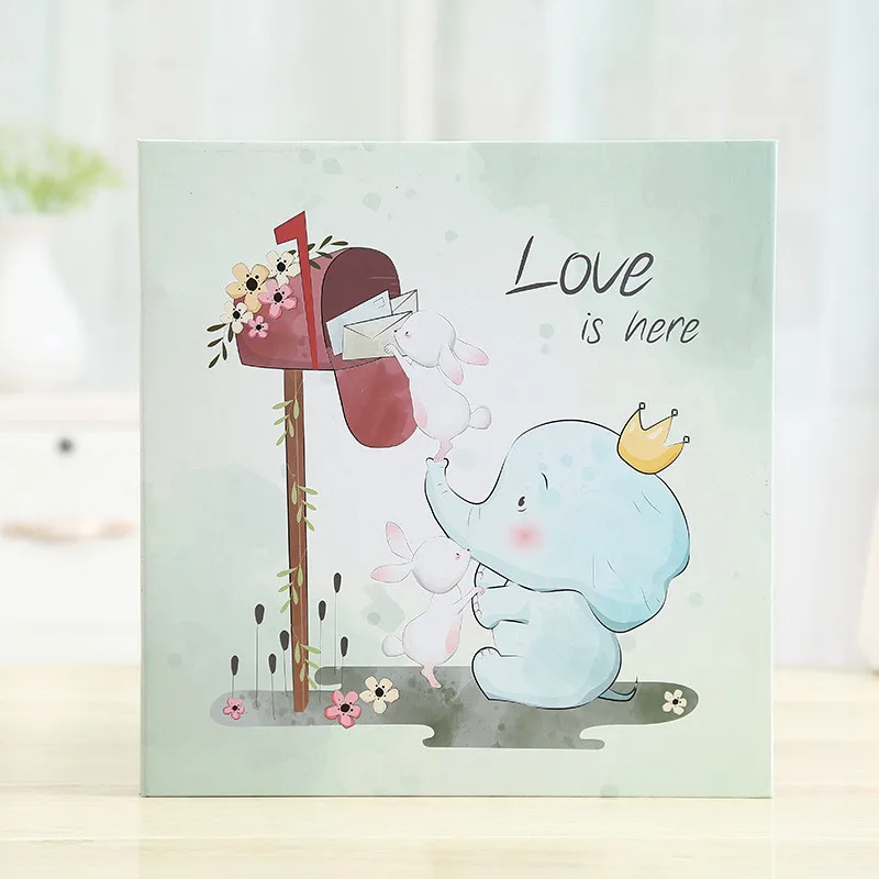 High-end Gift Handmade 16 inch 20 Pages Self Adhesive Photo Album Diy Early baby Album Lovers Wedding Book Memory Fotoalbum Foto