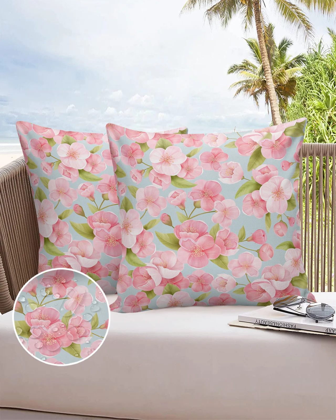 

Наволочка для дивана из хлопка и льна, 40x40/45x45/60x60