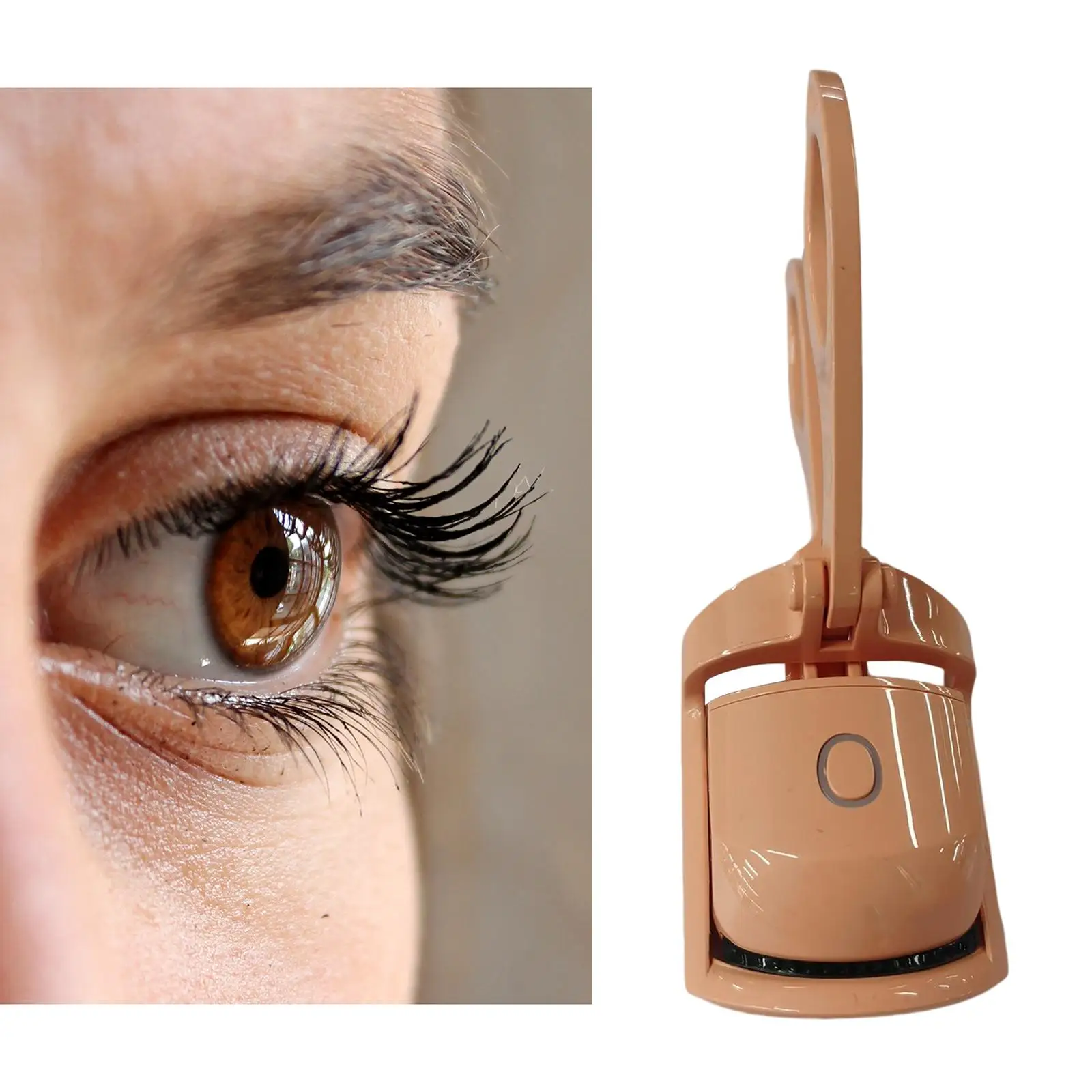 

Electric Heated Eyelash Curler USB Rechargeable 2 Gear Temperature Control for Women Fast Heating Quick Pre Heat Lash Curler