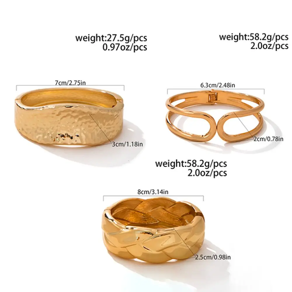 Персонализированный браслет из сплава с геометрическим нишевым металлом ручная