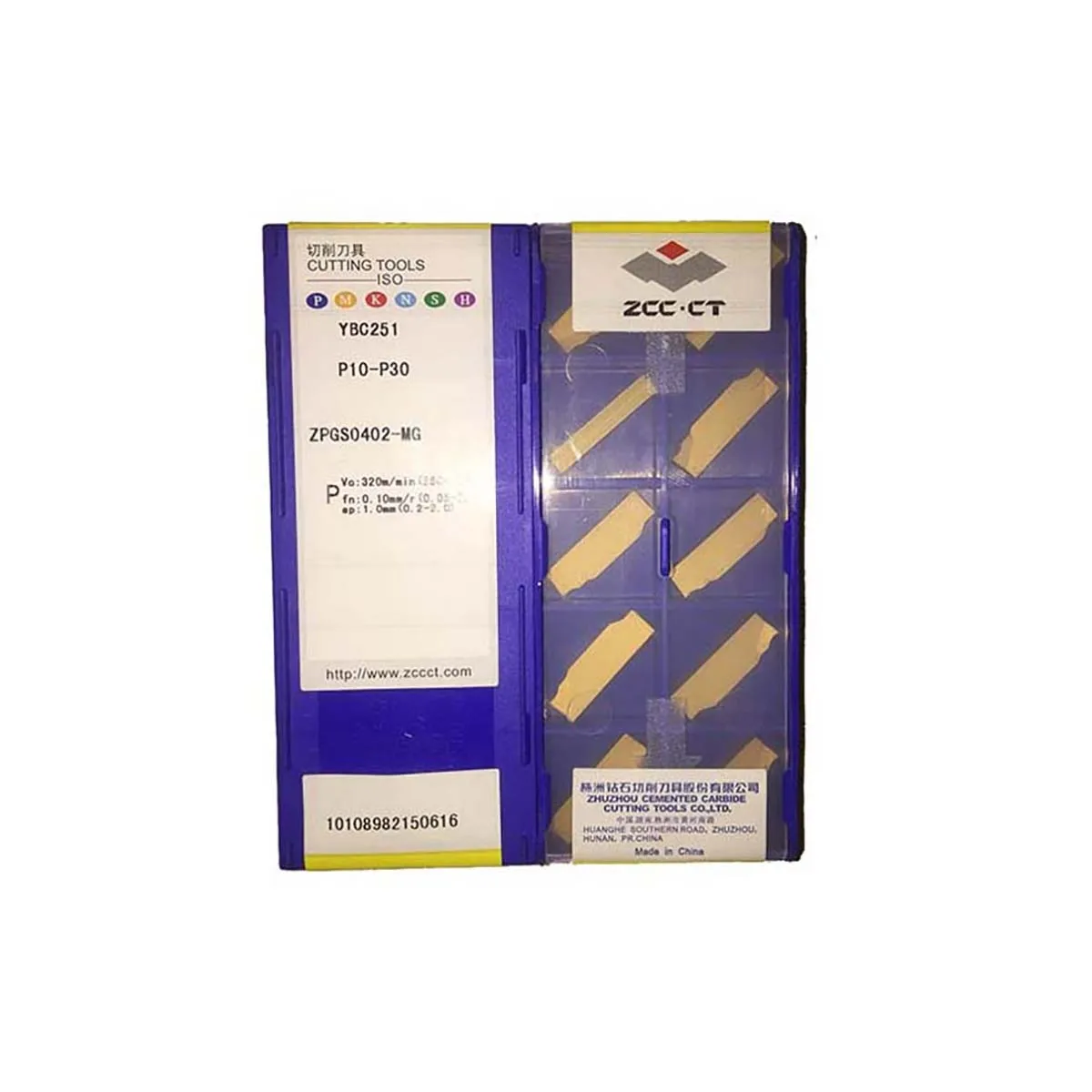 

ZCC CT 100% Original ZPGS ZPGS04 ZPGS0402 MG YBG302 ZPGS0402 MG YBC251 CNC Holder Grooving Tool Carbide Inserts