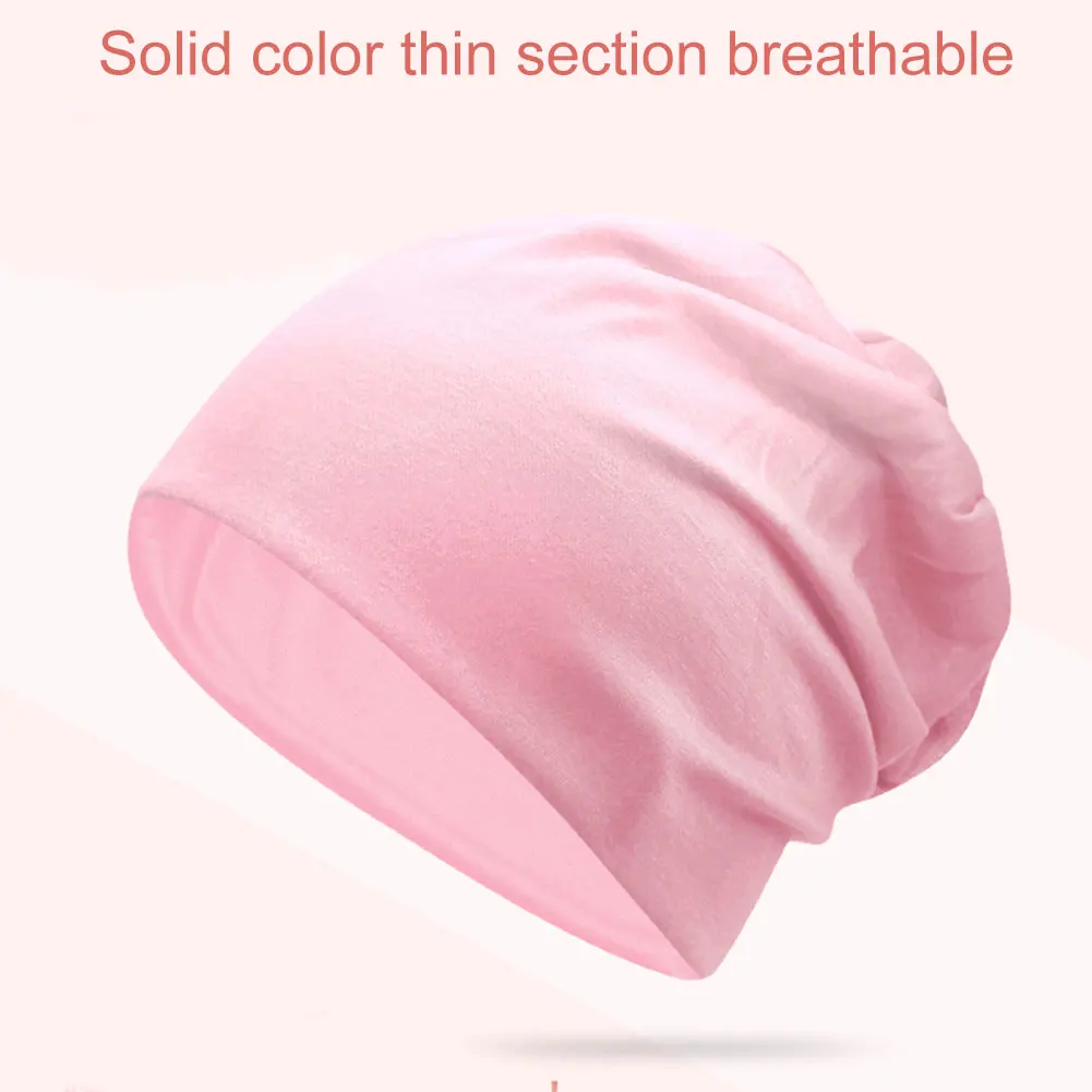 

Women Men Stylish Beanie Hat Thin Hip-hop Soft Stretch Slouchy Skull Cap