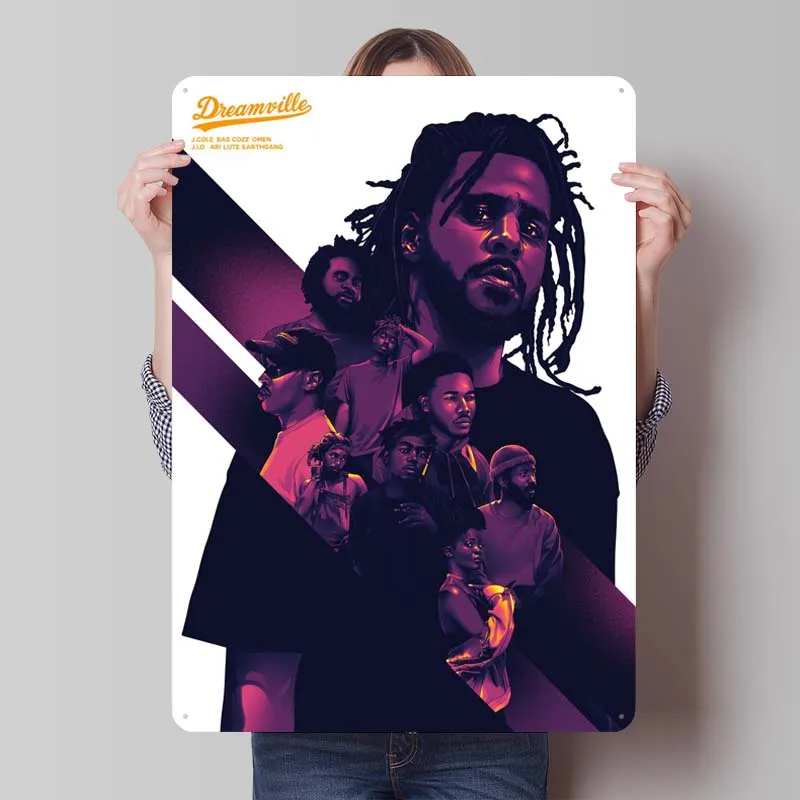 Металлические вывески JID плакаты в стиле рок-музыки украшения для домашнего