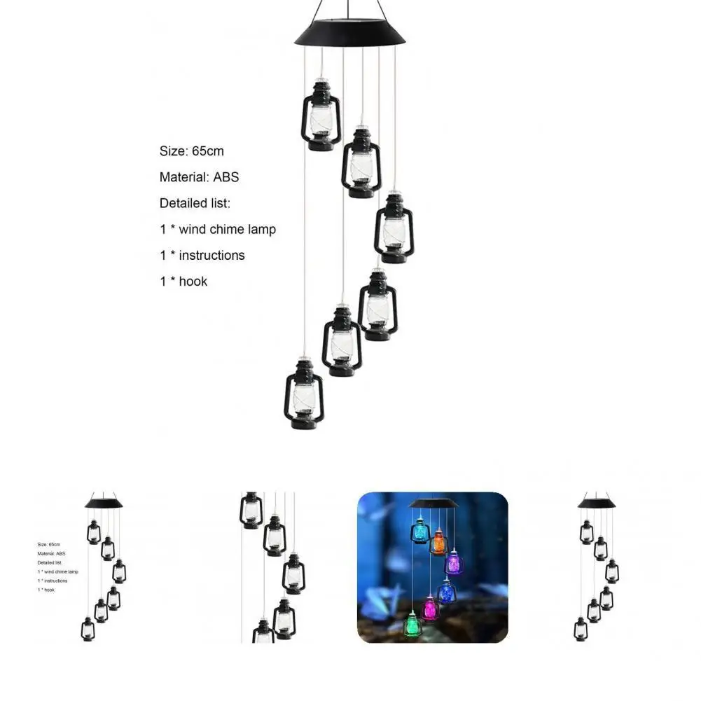 

Decorative Premium Birthday Gifts Wind Chime Light Charming Wind Spinner Light LED Home Decor