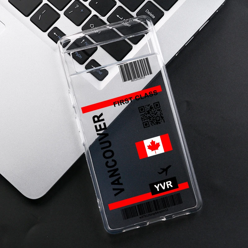 Горячая Распродажа ярлык для путешествий в городе Google Pixel 9 Pro XL 8A 8 7 6A штрих-кода