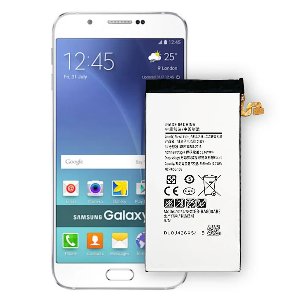 Аккумулятор EB-BA800ABE EB-BA800ABA 3050 мАч для SAMSUNG Galaxy A8 (2015) A800 SM-A8000 A800F A800S A800YZ