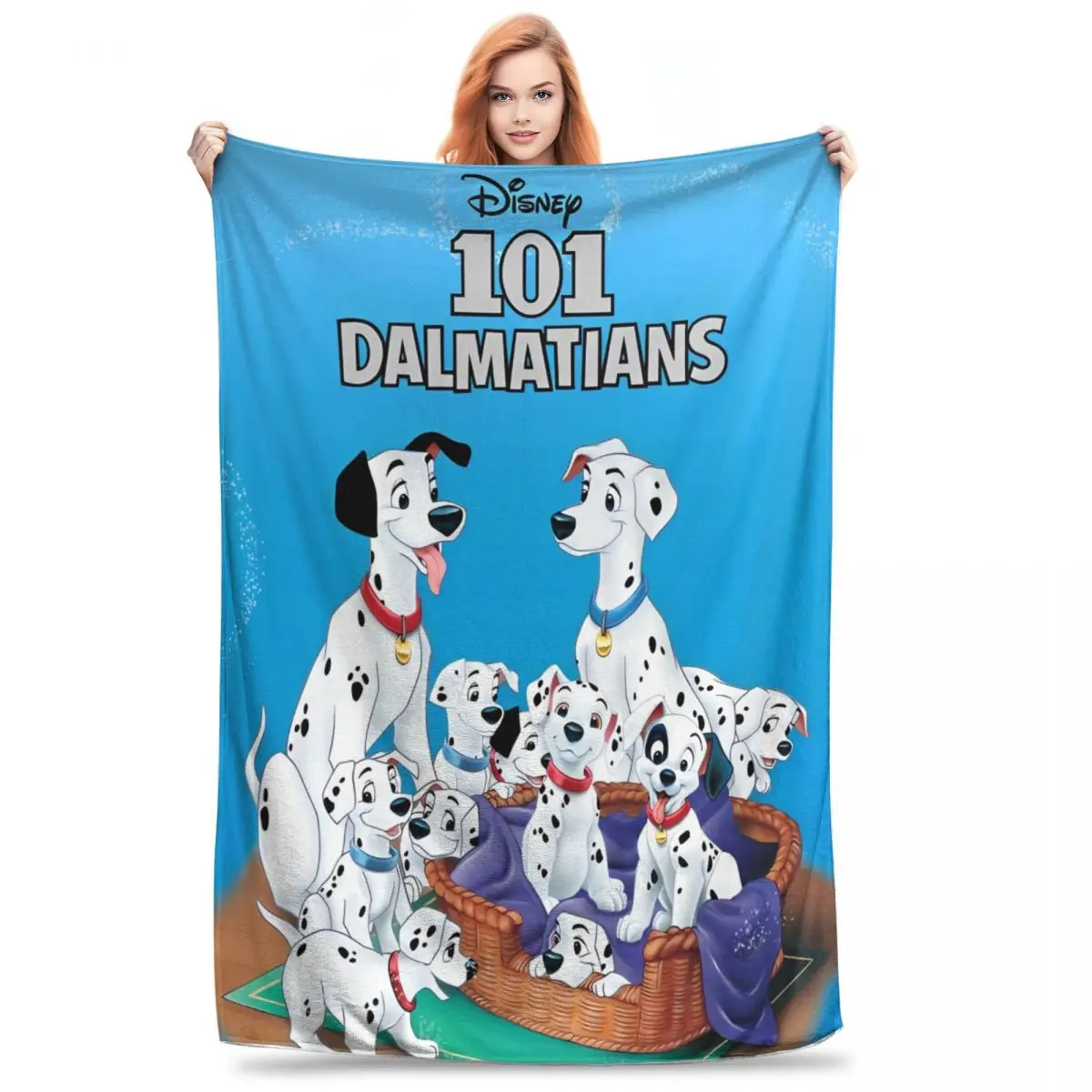 101 далматинское диснеевское одеяло теплое мягкое пушистое плюшевое покрывало