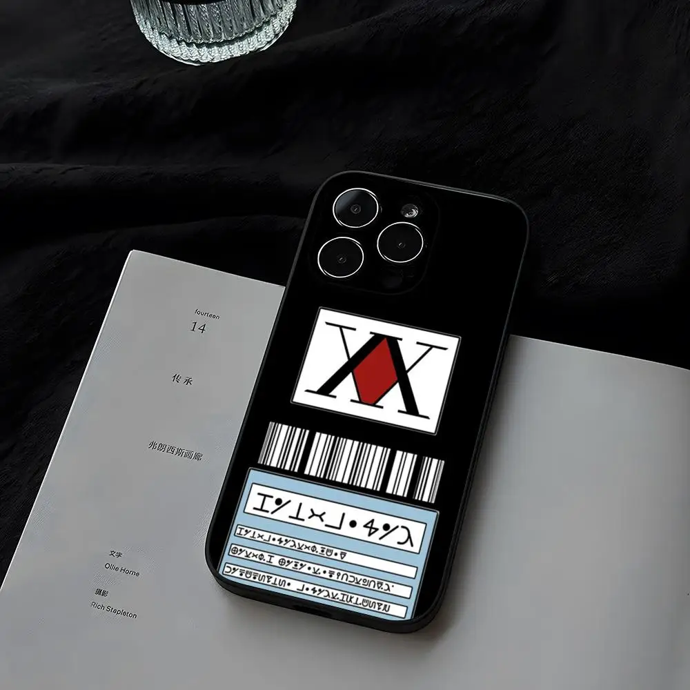 Чехол для телефона Hxh Hunter x License iphone 16 Pro Max 15 11 13 14 Xs Mini Xr X 7 Plus Shell Coque