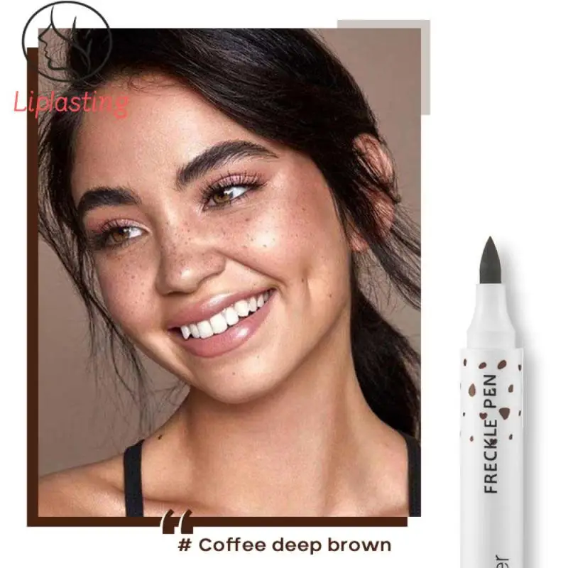 

Natural Freckle Pen Soft Brown Freckle Pen Makeup Waterproof Dot Spot Pen Sunkissed Look Face Contouring Makeup Tools TSLM1