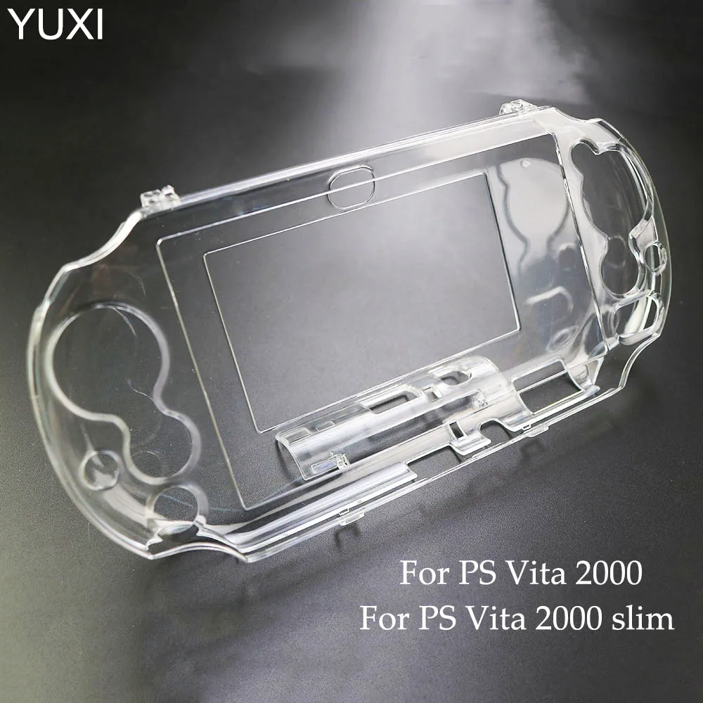 YUXI 1PCS For PS Vita 2000 slim/PSV Clear Crystal Protective Case Hard Guard Shell Slim Gaming Transparent Skin Protection Cover |