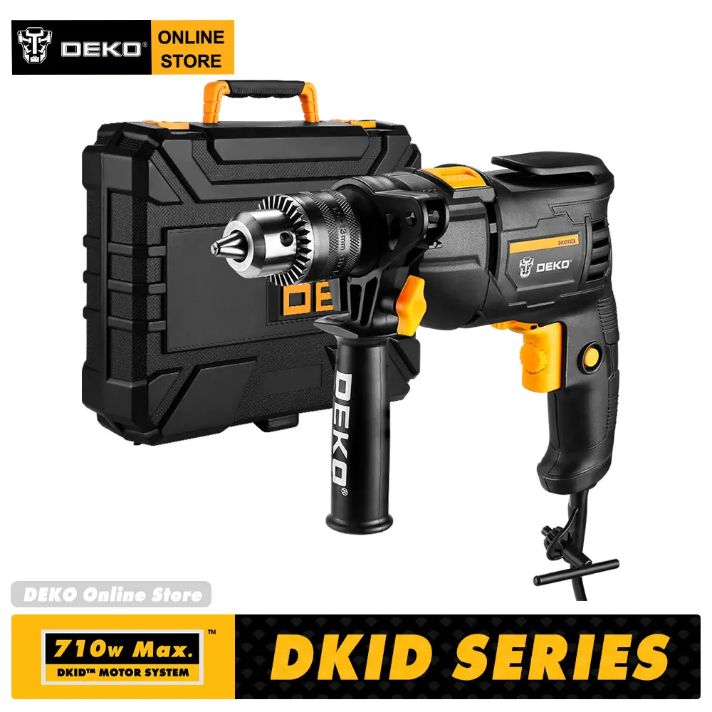 

DEKO 220V DKIDZ SERIES ELECTRIC SCREWDRIVER 2 FUNCTIONS ELECTRIC ROTARY HAMMER DRILL DRILLING MACHINE POWER TOOL