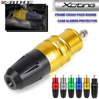 motorcycle cnc exhaust frame sliders crash pads falling protector for kymco xciting 250 300 500 400 downtown 125200300350