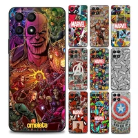marvel comics avengers heros phone case for honor 50 30 10 lite 30i 20e 9a 9c 9x pro 8x nava 8i 9 y60 cover soft silicone cases